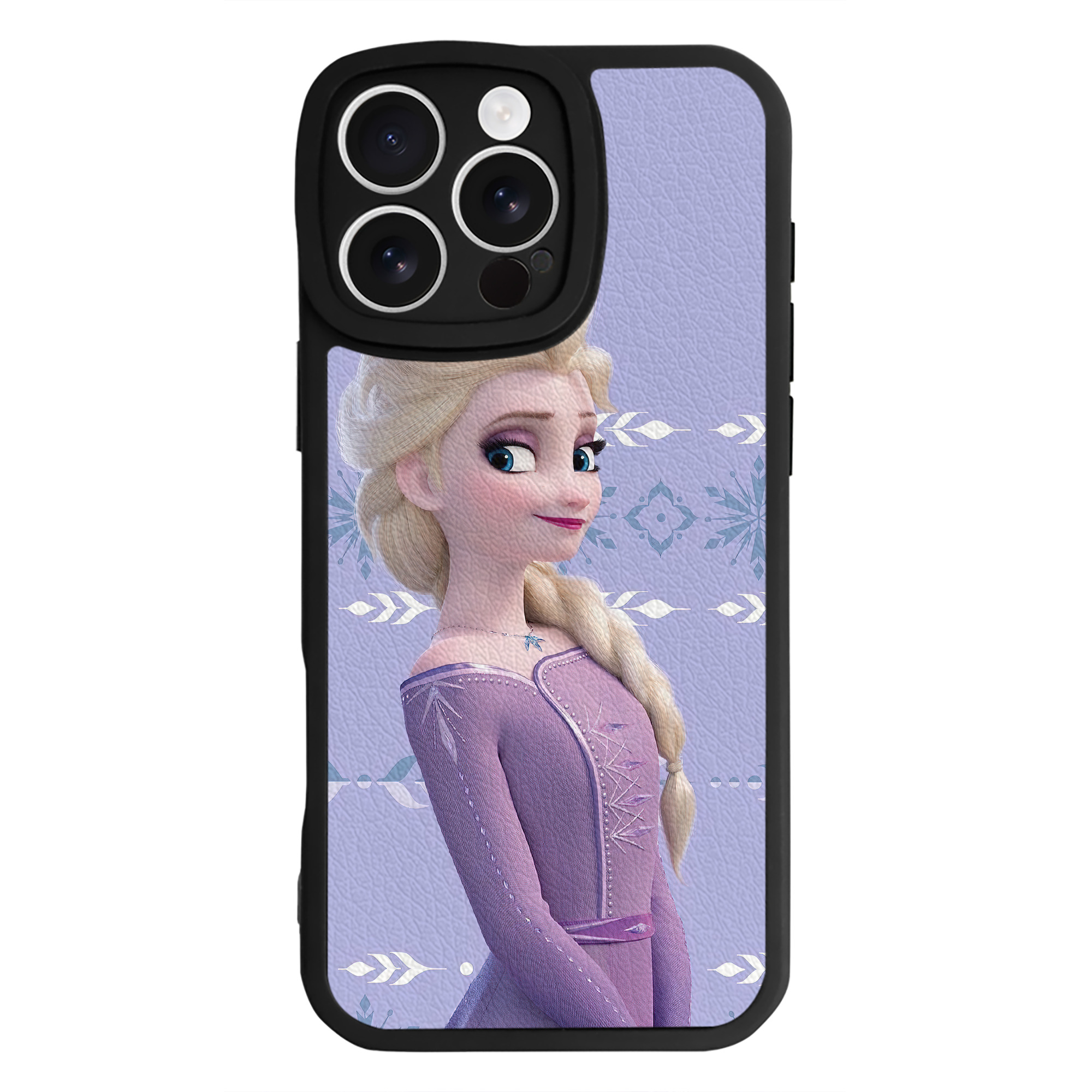 （画像用） アナと雪の女王 アンナ エルサ Frozen Anna Elsa 【iPhone 16シリーズ対応】シリコンスマホケース（レザー調） 材質：シリコン